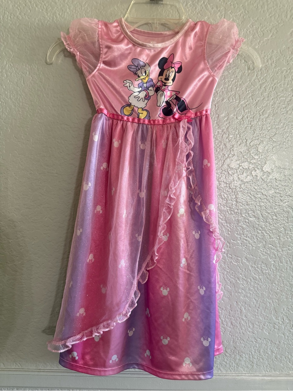 Disney Pink & Purple Minnie & Daisy Girls' Costume Dress